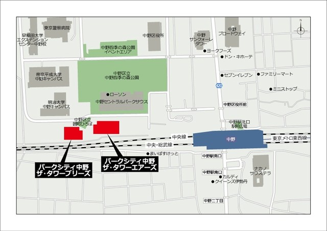 パークシティ中野　ザ　タワー　ブリーズ