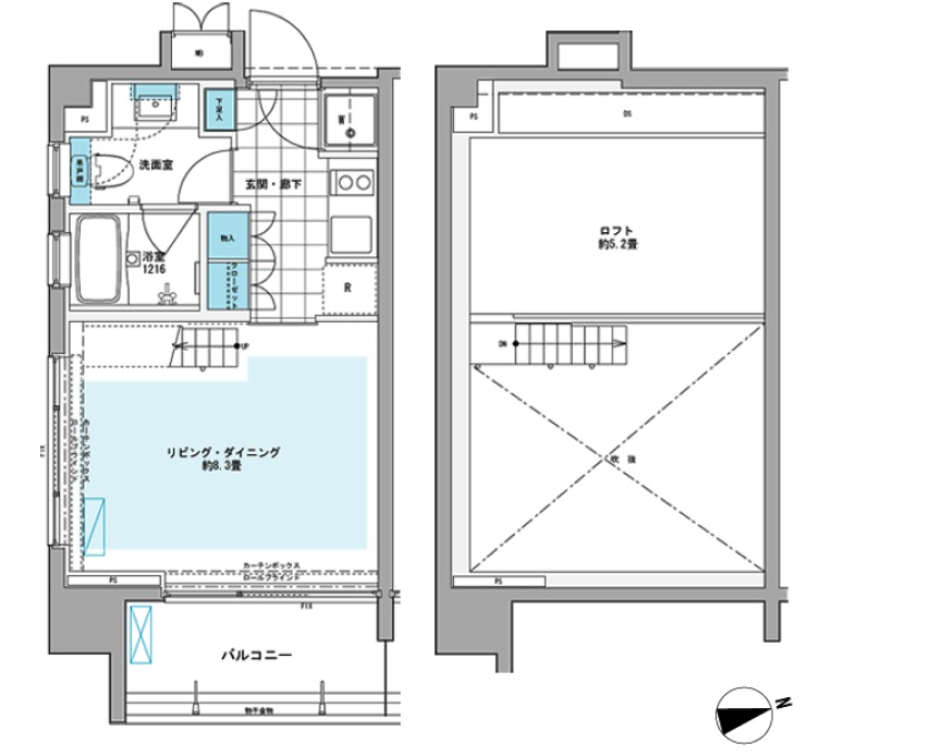 プライムアーバン芝浦LOFT