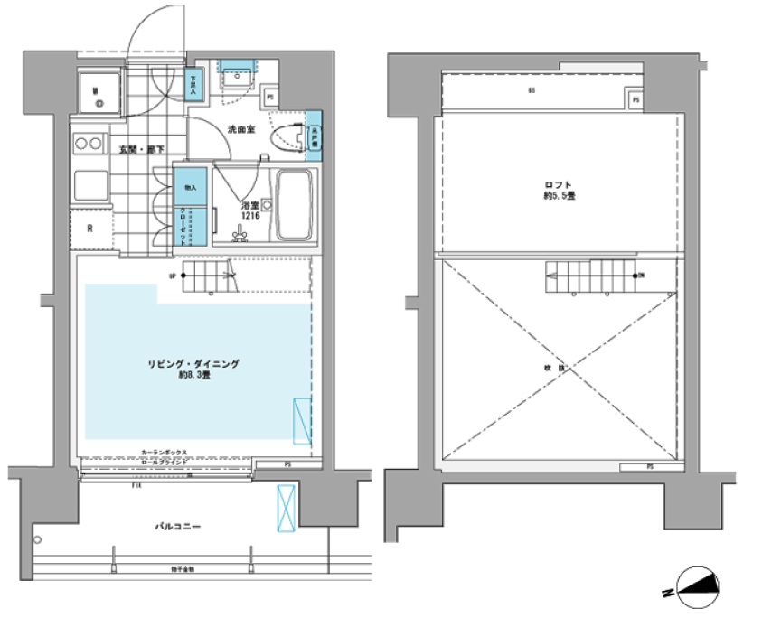 プライムアーバン芝浦LOFT